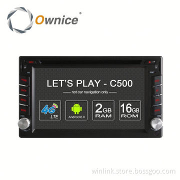 Wholesale Quad core Android 6.0 radio player for 2din universal built in wifi 4G LTE support rear camera